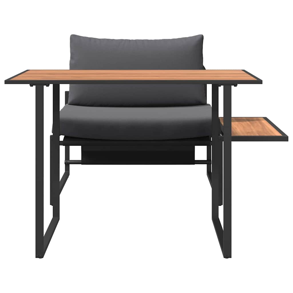 Mobilier de Patio en Acier 2 pcs Anthracite Acier - XIOS