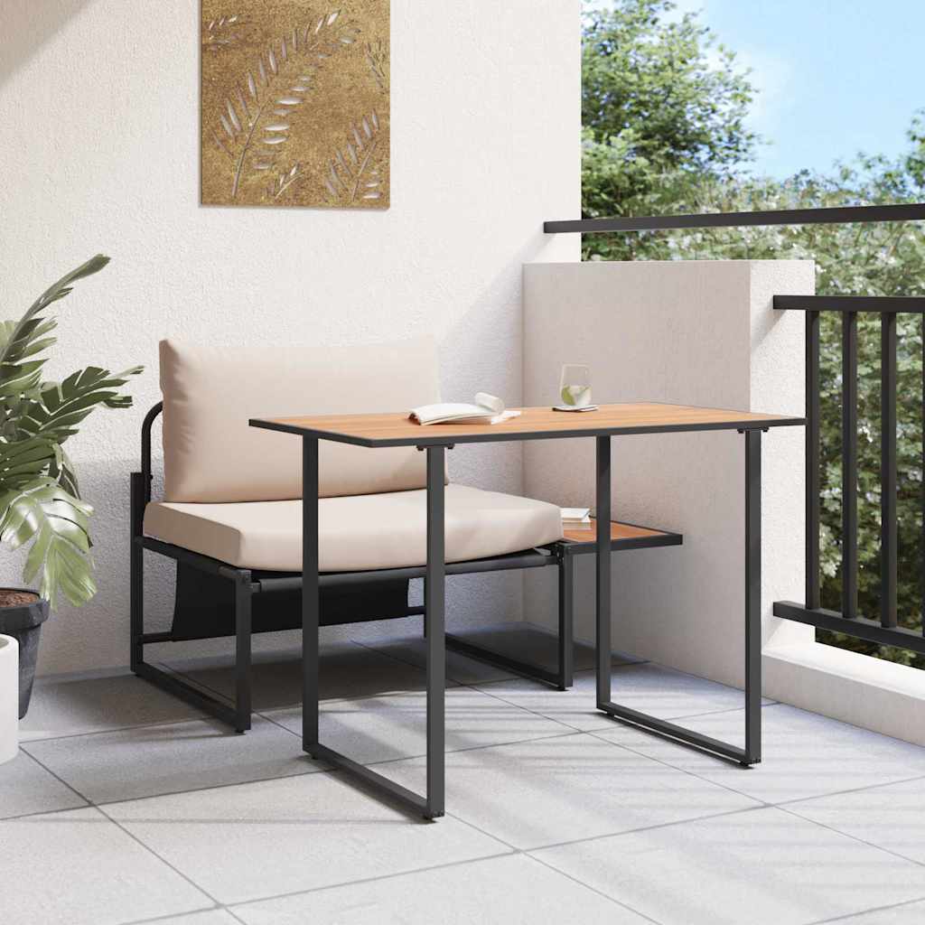 Mobilier de Patio en Acier 2 pcs Taupe Acier - XIOS