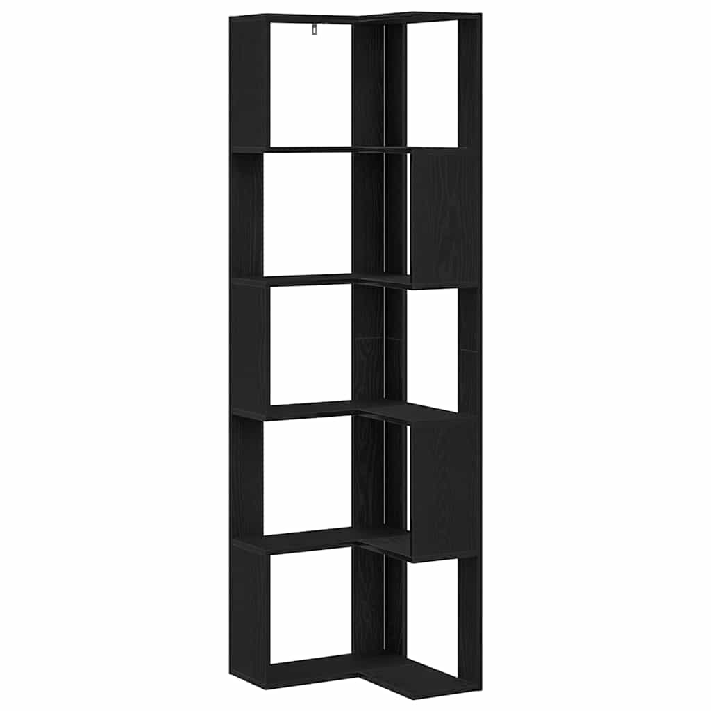 Bibliothèque d'angle Chêne noir 50 x 50 x 179 cm - XIOS