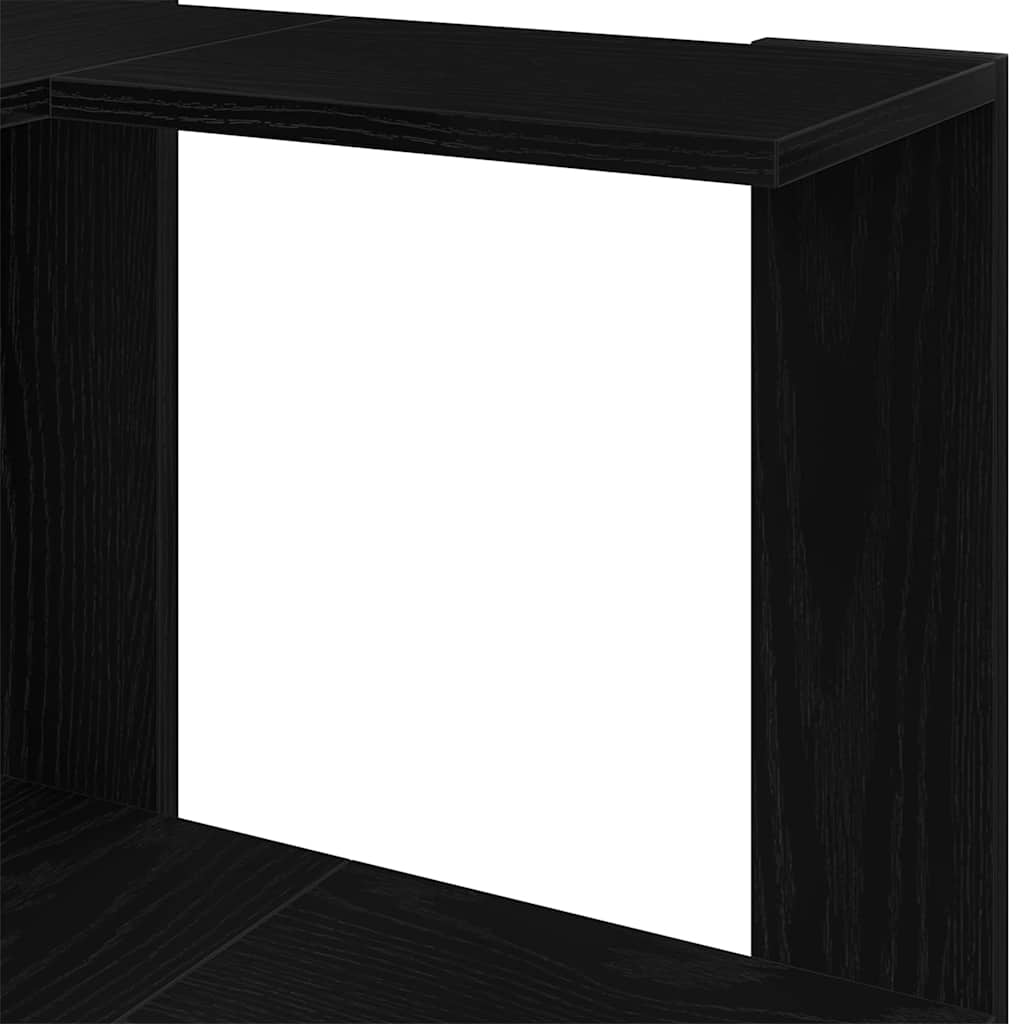 Bibliothèque d'angle Chêne noir 50 x 50 x 102 cm - XIOS