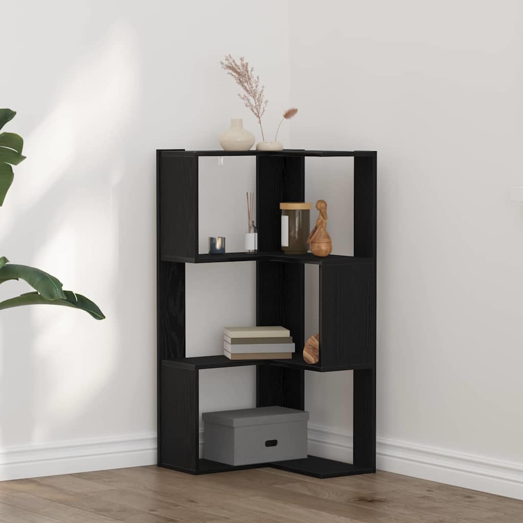 Bibliothèque d'angle Chêne noir 50 x 50 x 102 cm - XIOS