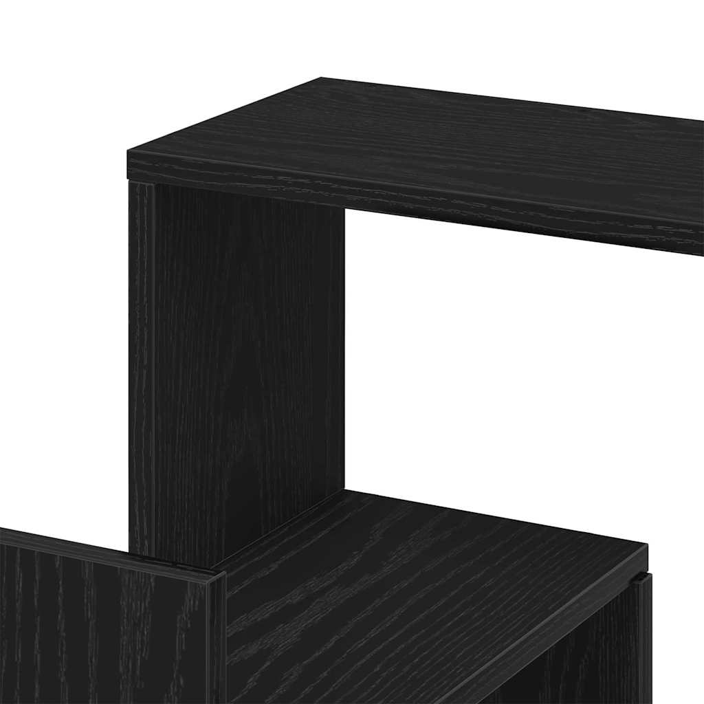 Étagère d'angle Chêne noir 45 x 45 x 147 cm Bois d'ingénierie - XIOS
