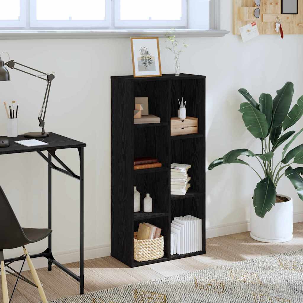 Bibliothèque Chêne noir 50 x 25 x 105 cm Bois d'ingénierie - XIOS