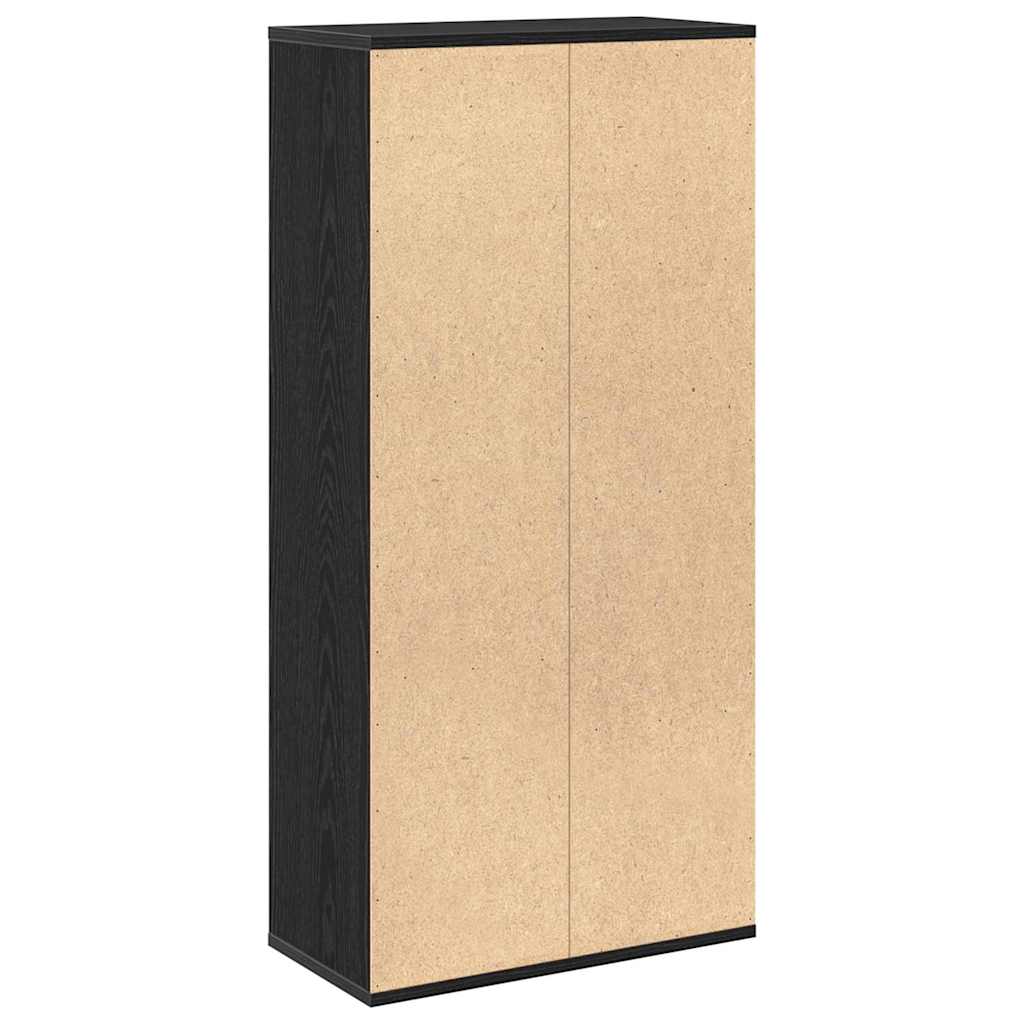 Bibliothèque Chêne noir 50 x 25 x 105 cm Bois d'ingénierie - XIOS
