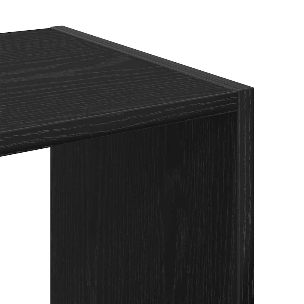 Bibliothèque Chêne noir 68,5 x 32 x 68,5 cm Bois d'ingénierie - XIOS