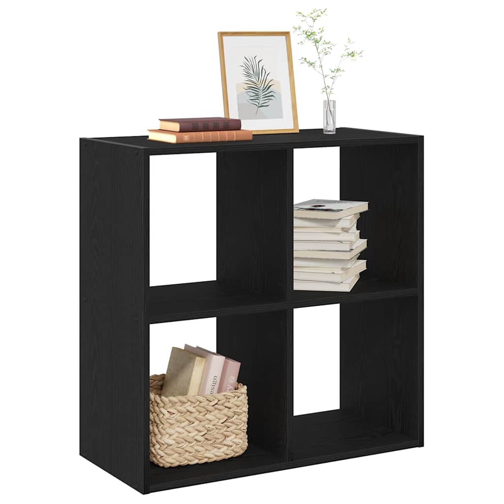 Bibliothèque Chêne noir 68,5 x 32 x 68,5 cm Bois d'ingénierie - XIOS