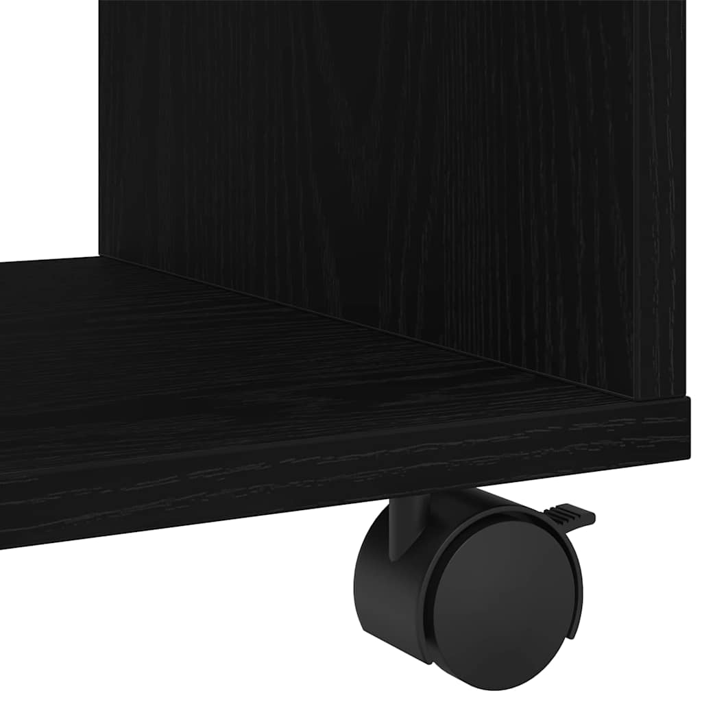 Table d'appoint Chêne noir 72 x 33 x 42.5 cm Bois d'ingénierie - XIOS