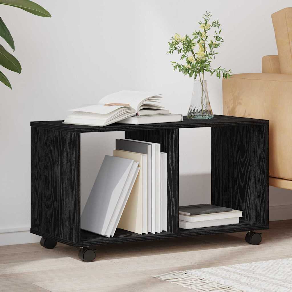 Table d'appoint Chêne noir 72 x 33 x 42.5 cm Bois d'ingénierie - XIOS