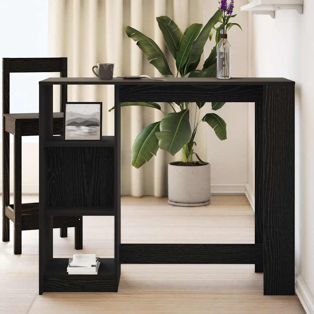 Table de bar Chêne noir 124 x 46 x 103.5 cm Bois d'ingénierie - XIOS