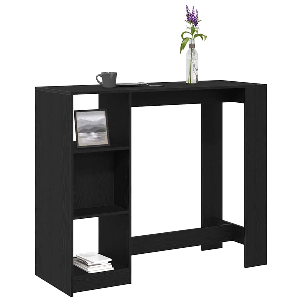 Table de bar Chêne noir 124 x 46 x 103.5 cm Bois d'ingénierie - XIOS