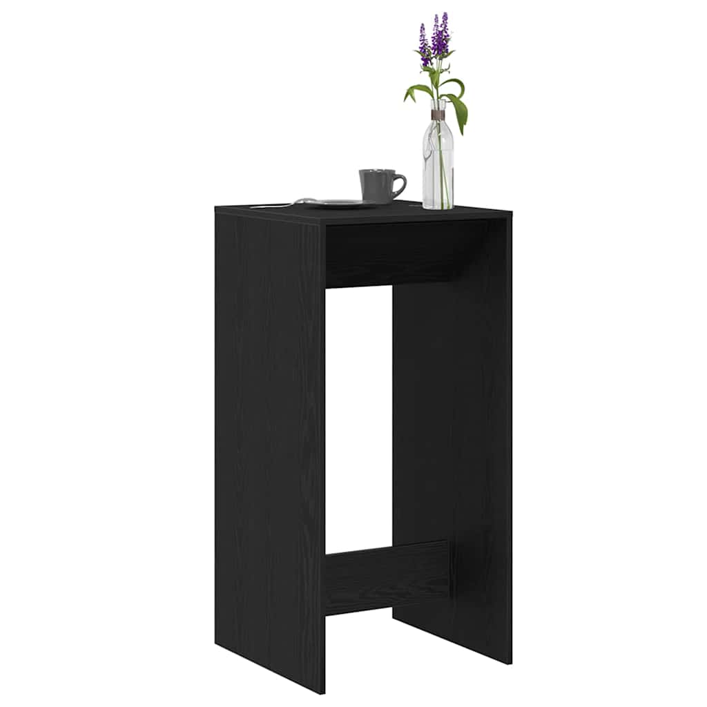 Table de bar Chêne noir 51 x 50 x 103,5 cm Bois d'ingénierie