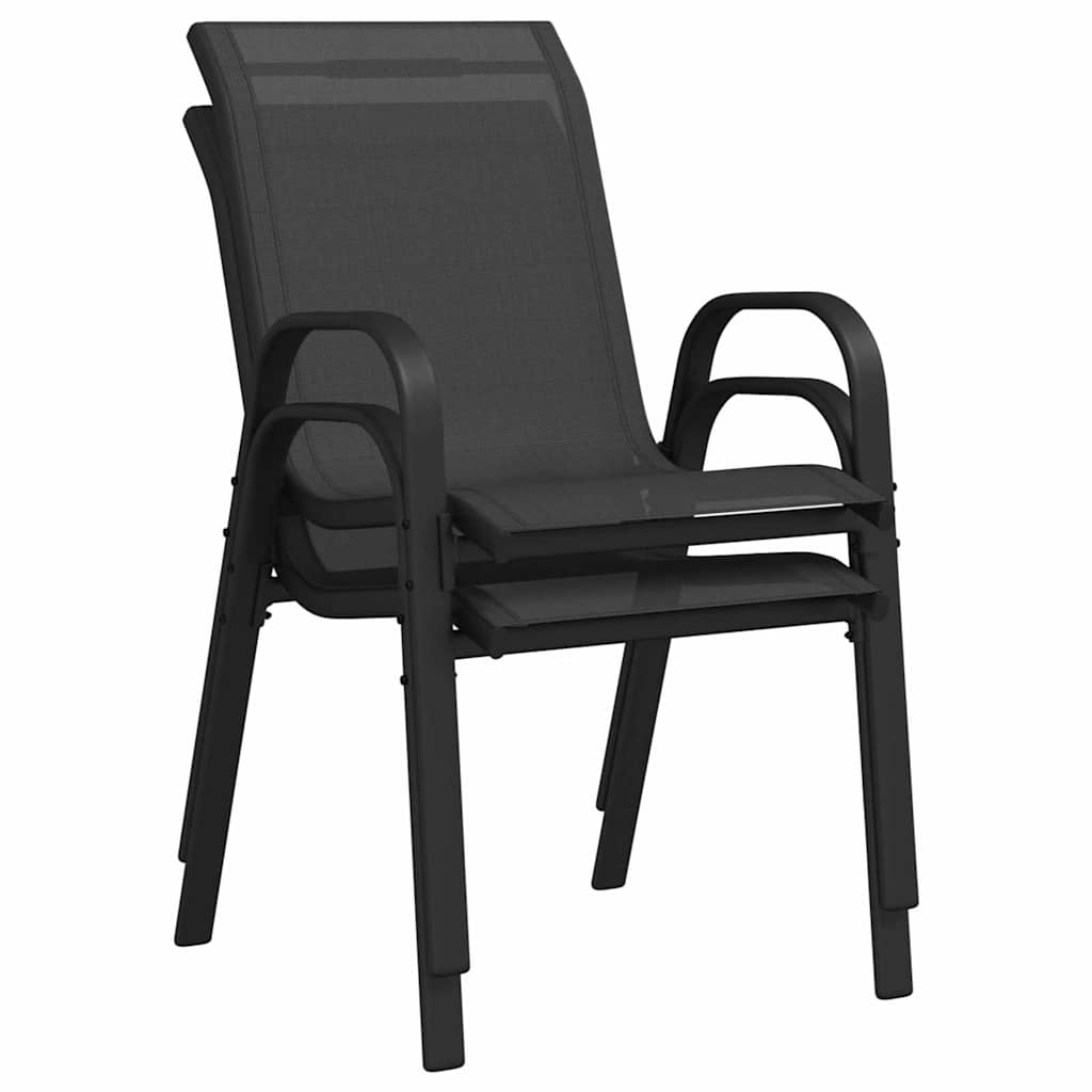 Ensemble bistro de jardin 3 pcs Noir Acier - XIOS
