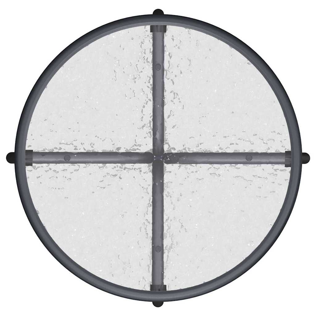 Ensemble bistro de jardin 3 pcs Gris Acier - XIOS