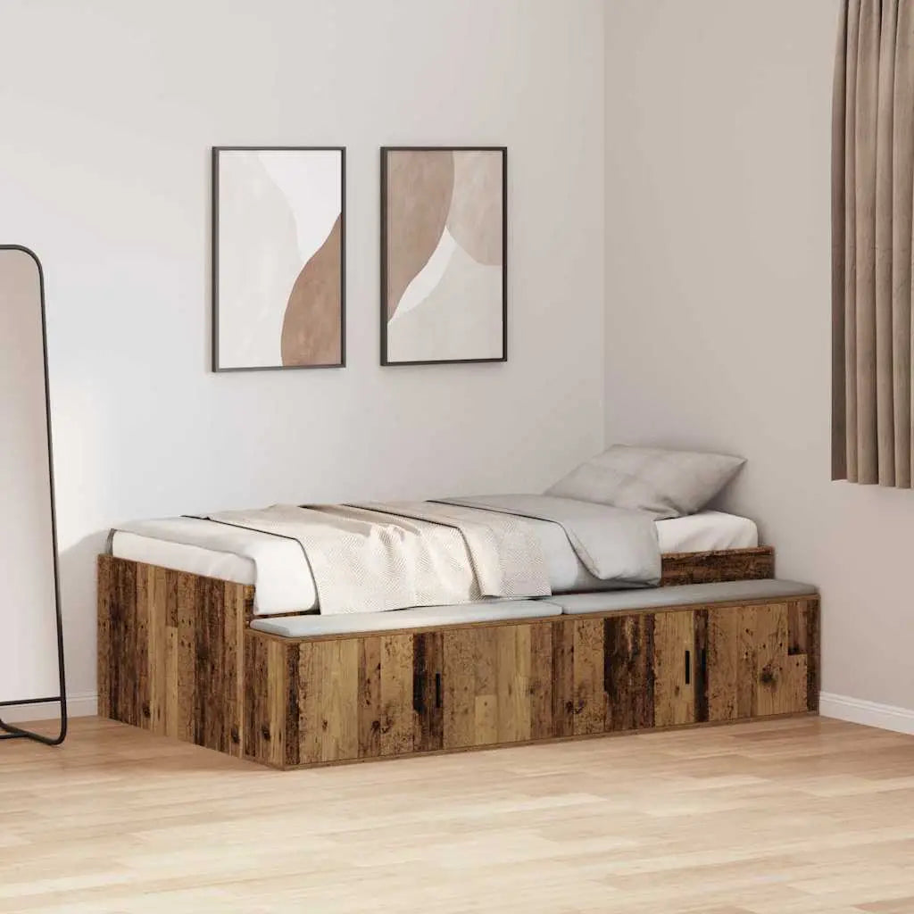 Cadre de lit Bois Ancien 80 x 200 cm Bois d’ingénierie - XIOS