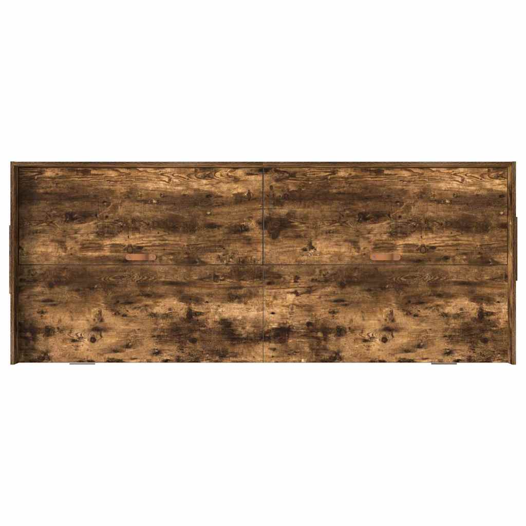 Cadre de lit avec rangement Chêne fumé 80 x 200 cm Bois d'ingénierie - XIOS