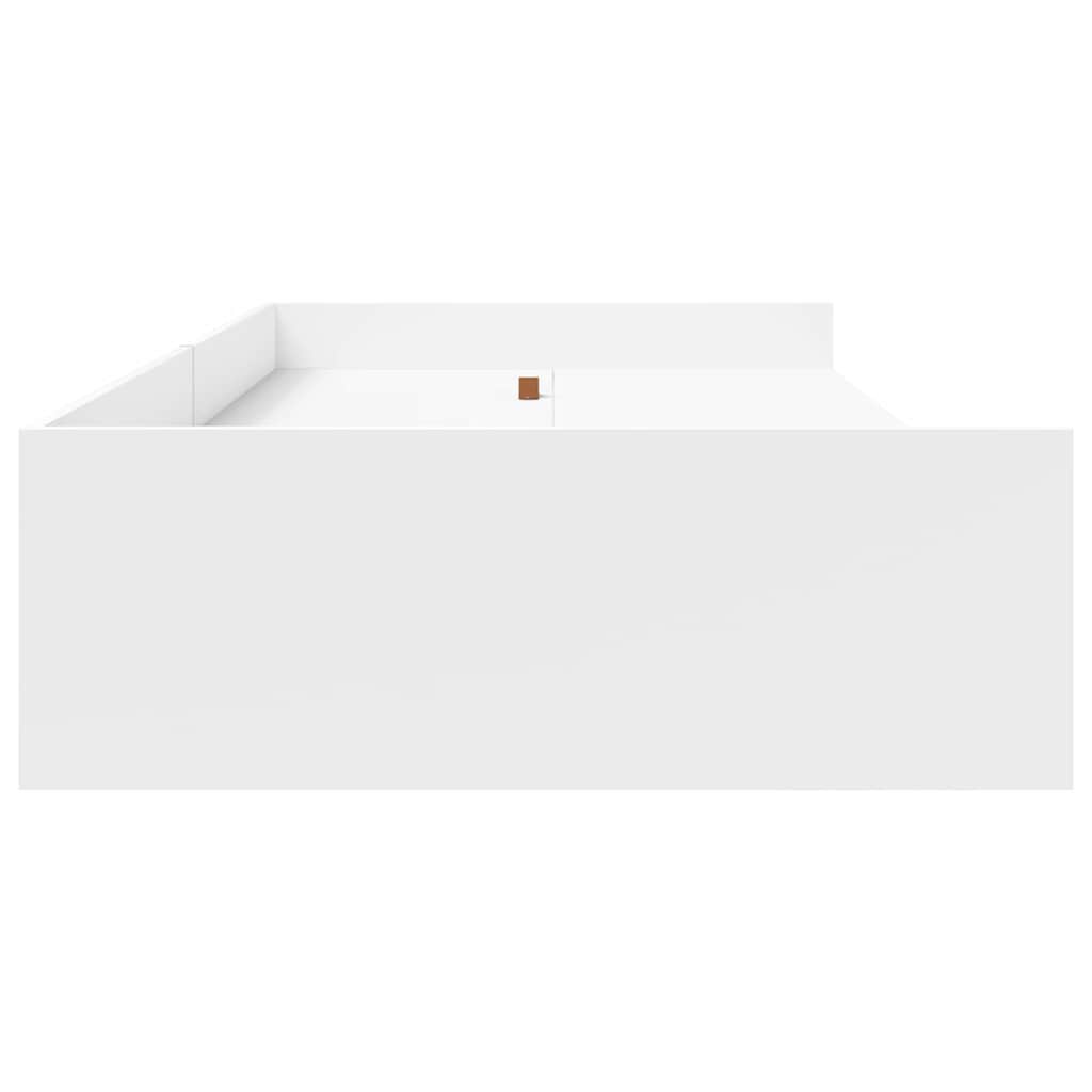 Cadre de lit avec rangement Blanc 80 x 200 cm Bois d'ingénierie - XIOS