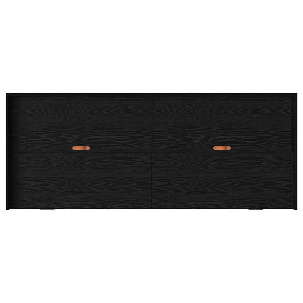Cadre de lit avec rangement Chêne noir 80 x 200 cm Bois d'ingénierie - XIOS