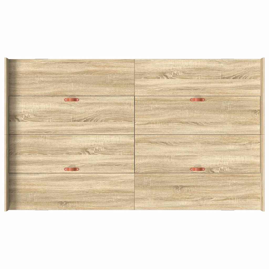 Cadre de lit avec rangement Chêne sonoma 120 x 190 cm - XIOS