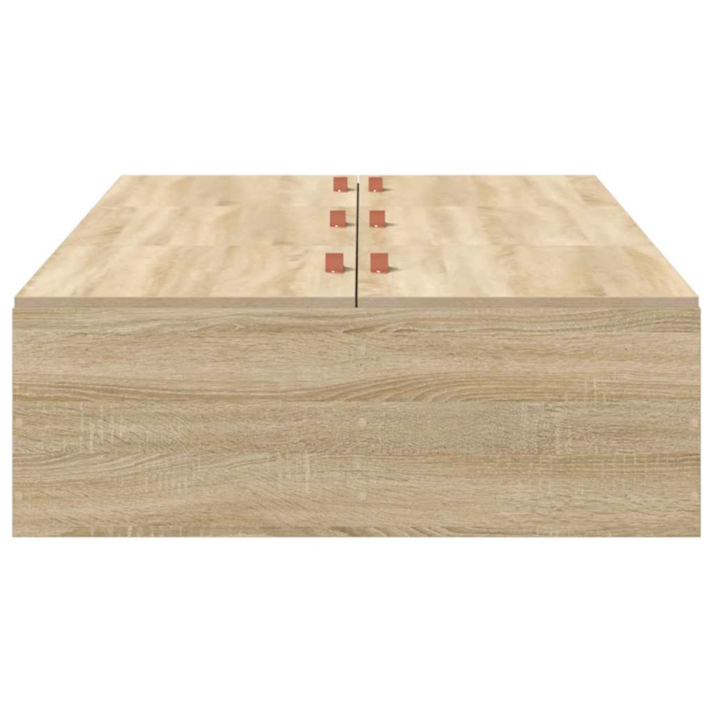 Cadre de lit Chêne sonoma 200 x 80 x 31,5 cm Bois d'ingénierie - XIOS