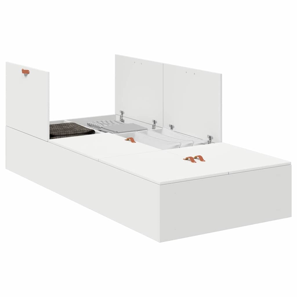 Cadre de lit Blanc 200 x 90 x 31,5 cm Bois d'ingénierie - XIOS