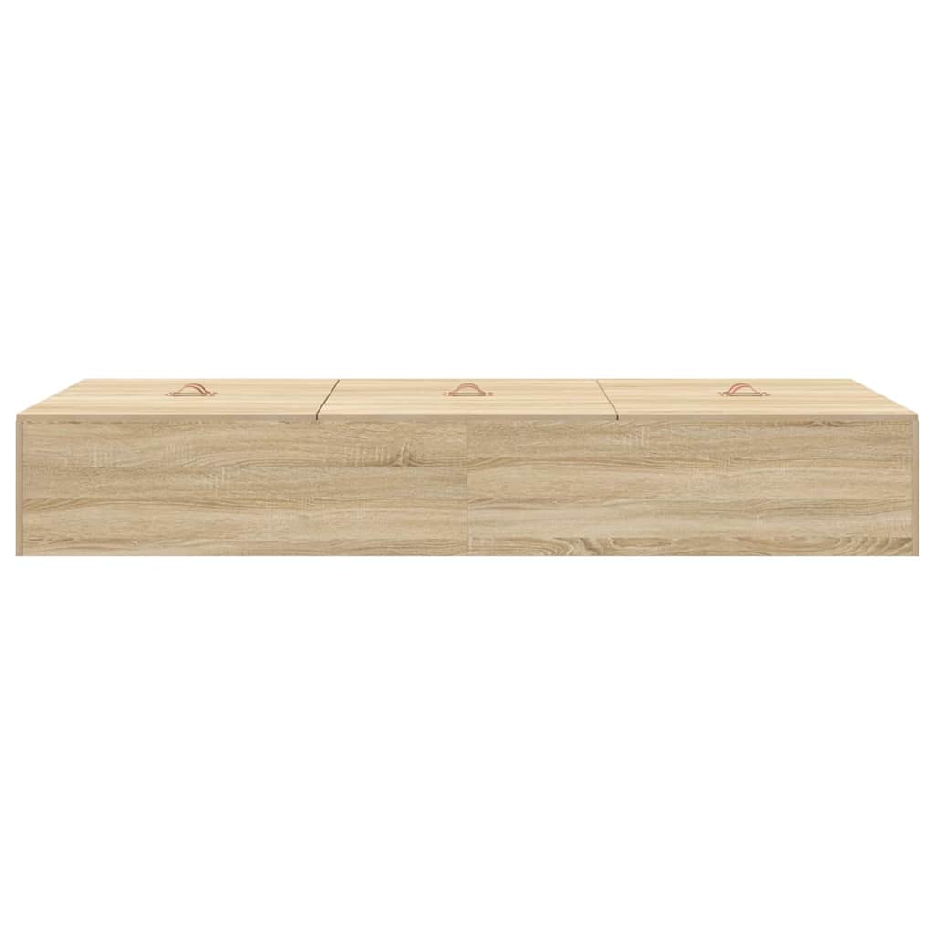 Cadre de lit Chêne sonoma 190 x 90 x 31,5 cm Bois d'ingénierie - XIOS