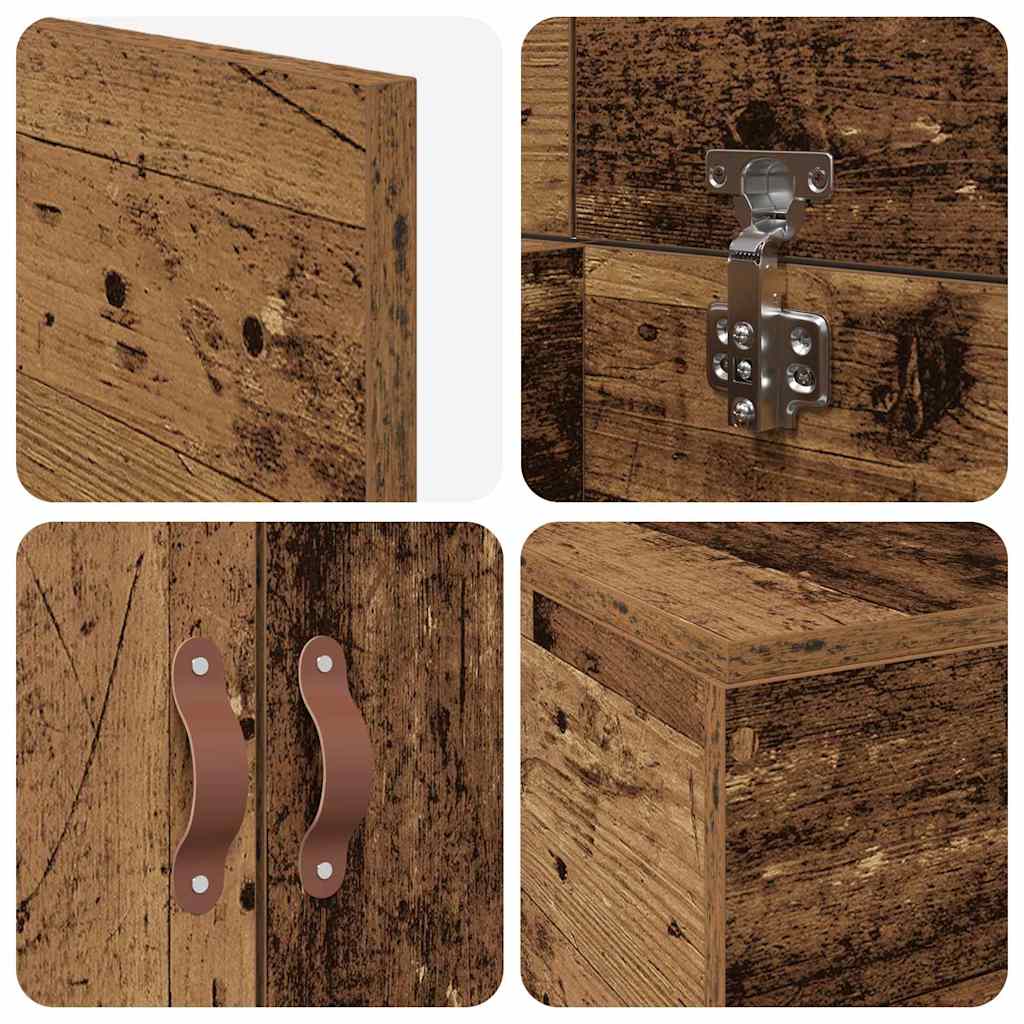 Cadre de lit Bois ancien 190 x 90 x 31,5 cm Bois d'ingénierie - XIOS