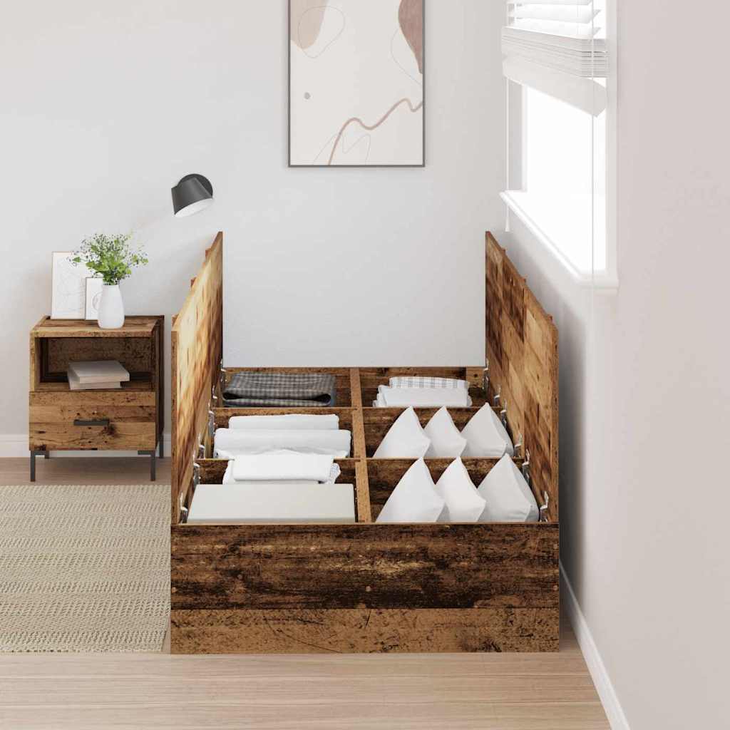 Cadre de lit Bois ancien 190 x 90 x 31,5 cm Bois d'ingénierie - XIOS