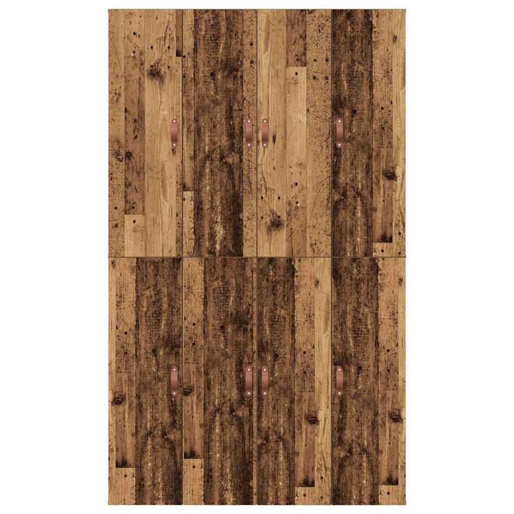Cadre de lit avec rangement Bois Ancien 120 x 190 cm - XIOS