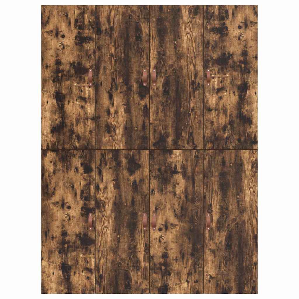 Cadre de lit Chêne fumé 190 x 135 x 31,5 cm Bois d'ingénierie - XIOS