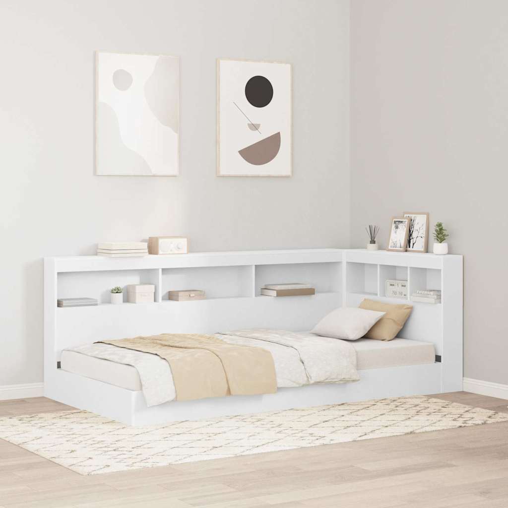 Tête de lit de rangement Blanc 80 cm Bois d'ingénierie - XIOS