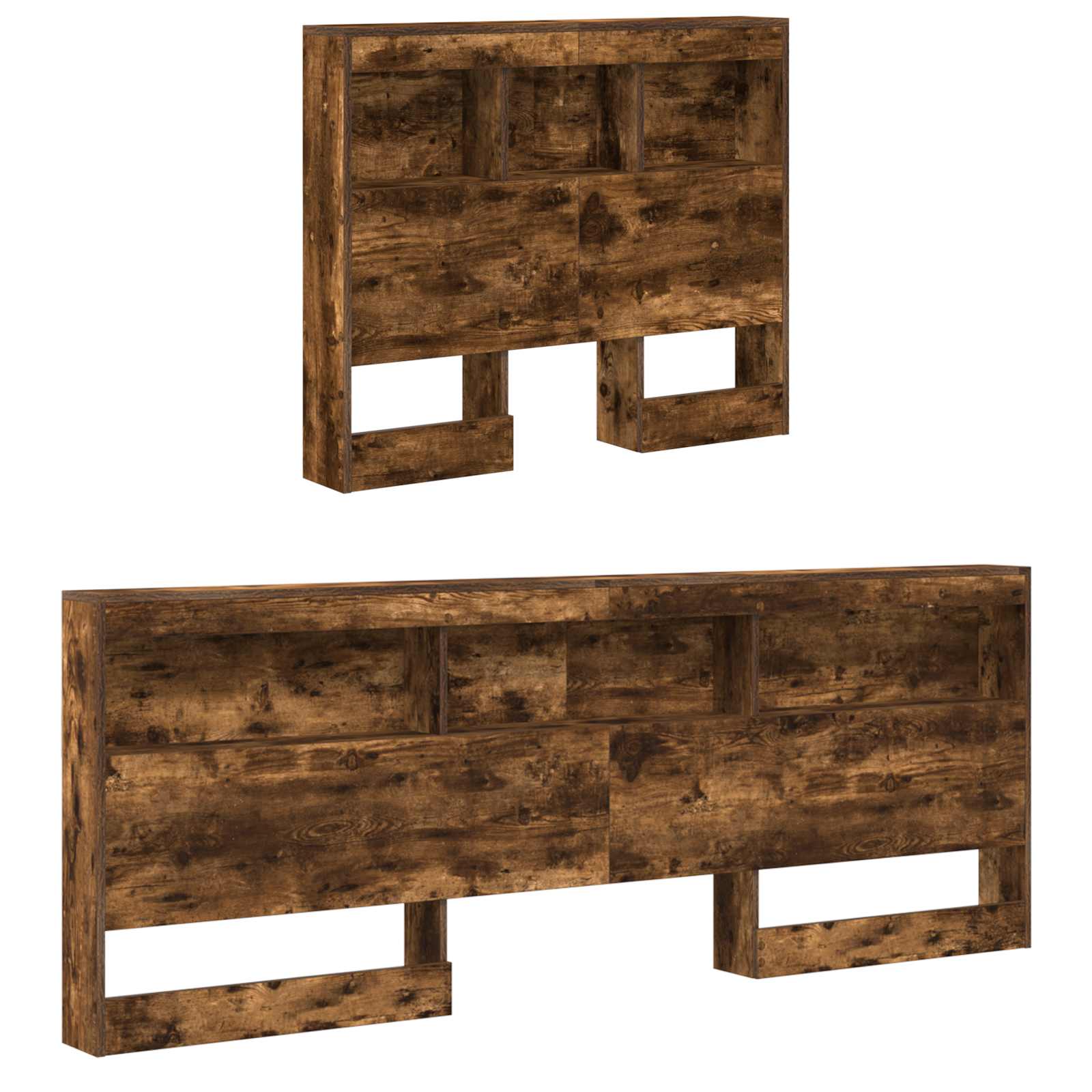 Tête de lit de rangement Chêne fumé 90 cm Bois d'ingénierie - XIOS
