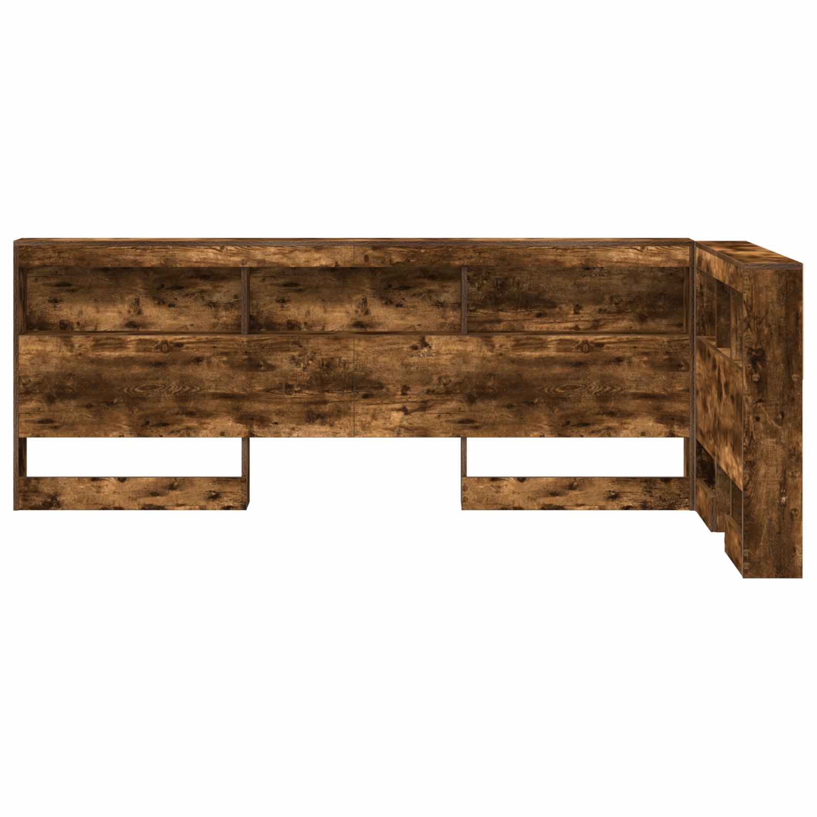 Tête de lit de rangement Chêne fumé 90 cm Bois d'ingénierie - XIOS