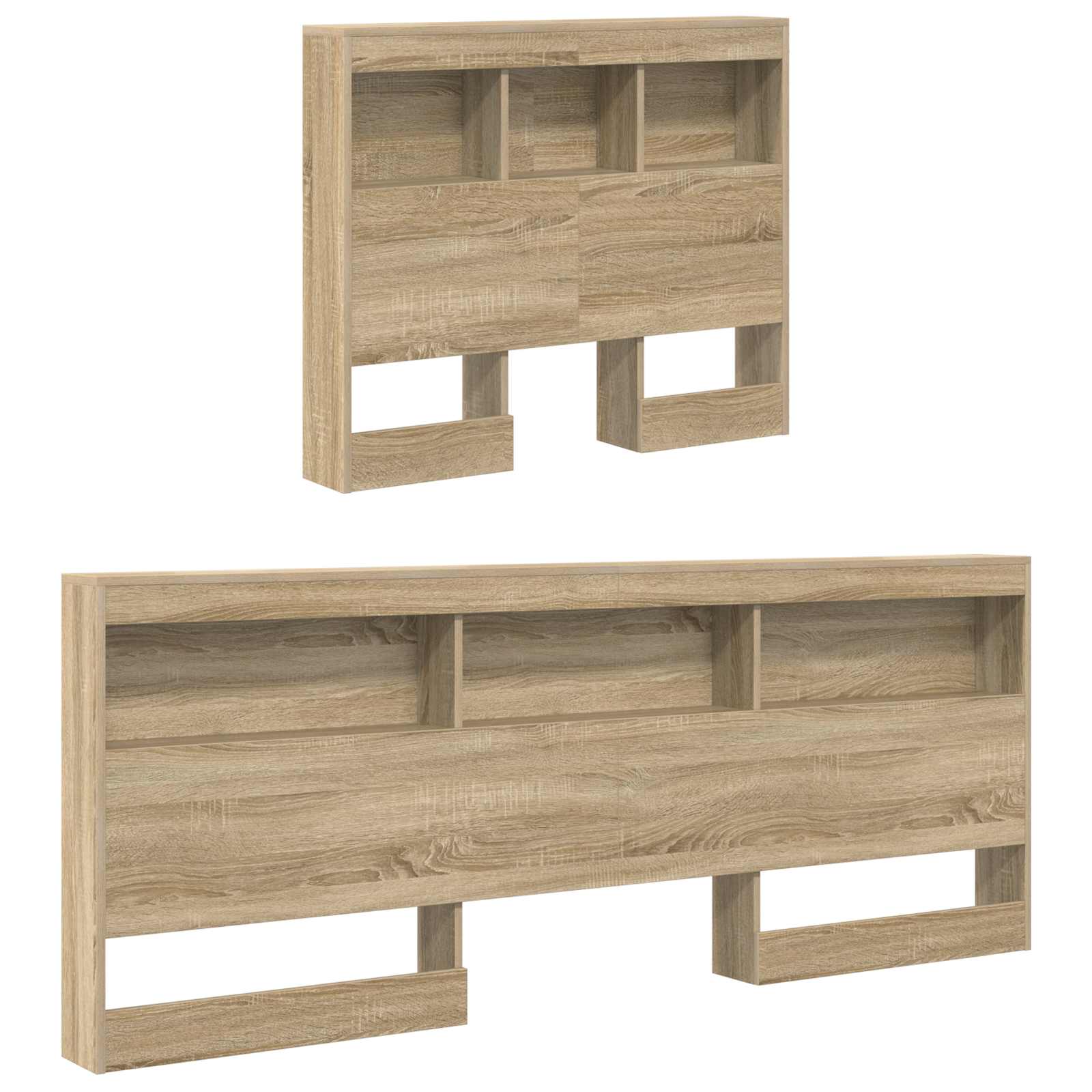 Tête de lit de rangement Chêne Sonoma 100 cm Bois d'ingénierie - XIOS
