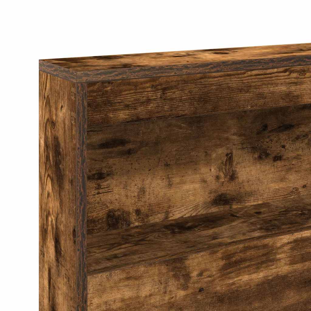 Tête de lit de rangement Chêne fumé 100 cm Bois d'ingénierie