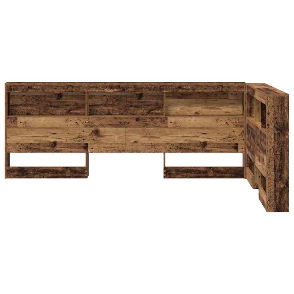 Tête de lit de rangement Bois ancien 120 cm Bois d'ingénierie - XIOS