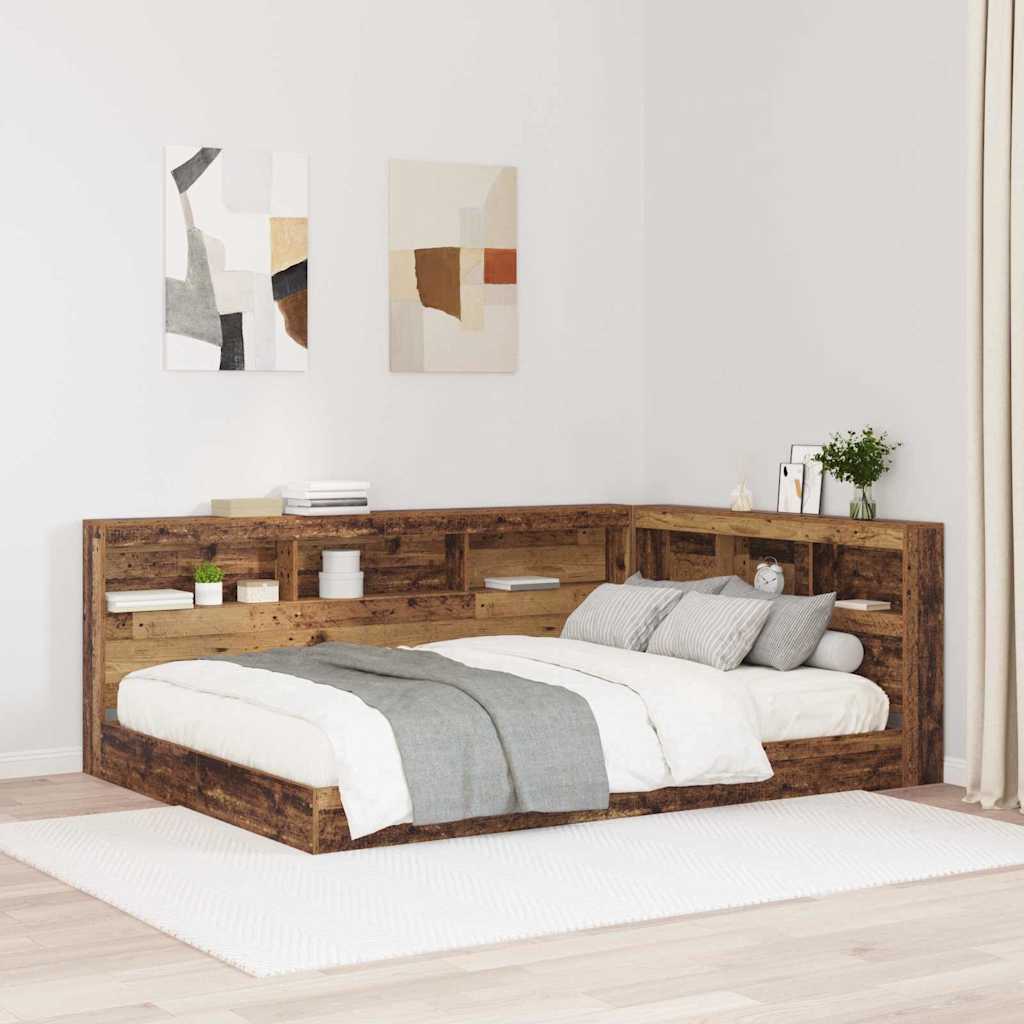 Tête de lit de rangement Bois ancien 140 cm Bois d'ingénierie - XIOS