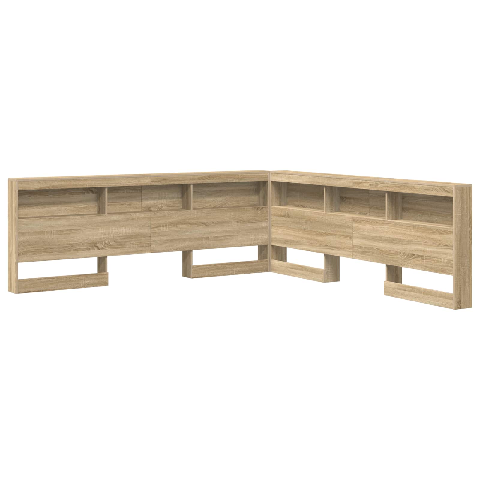Tête de lit de rangement Chêne Sonoma 180 cm Bois d'ingénierie - XIOS