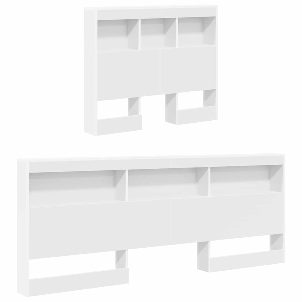 Tête de lit de rangement Blanc 75 cm Bois d'ingénierie - XIOS