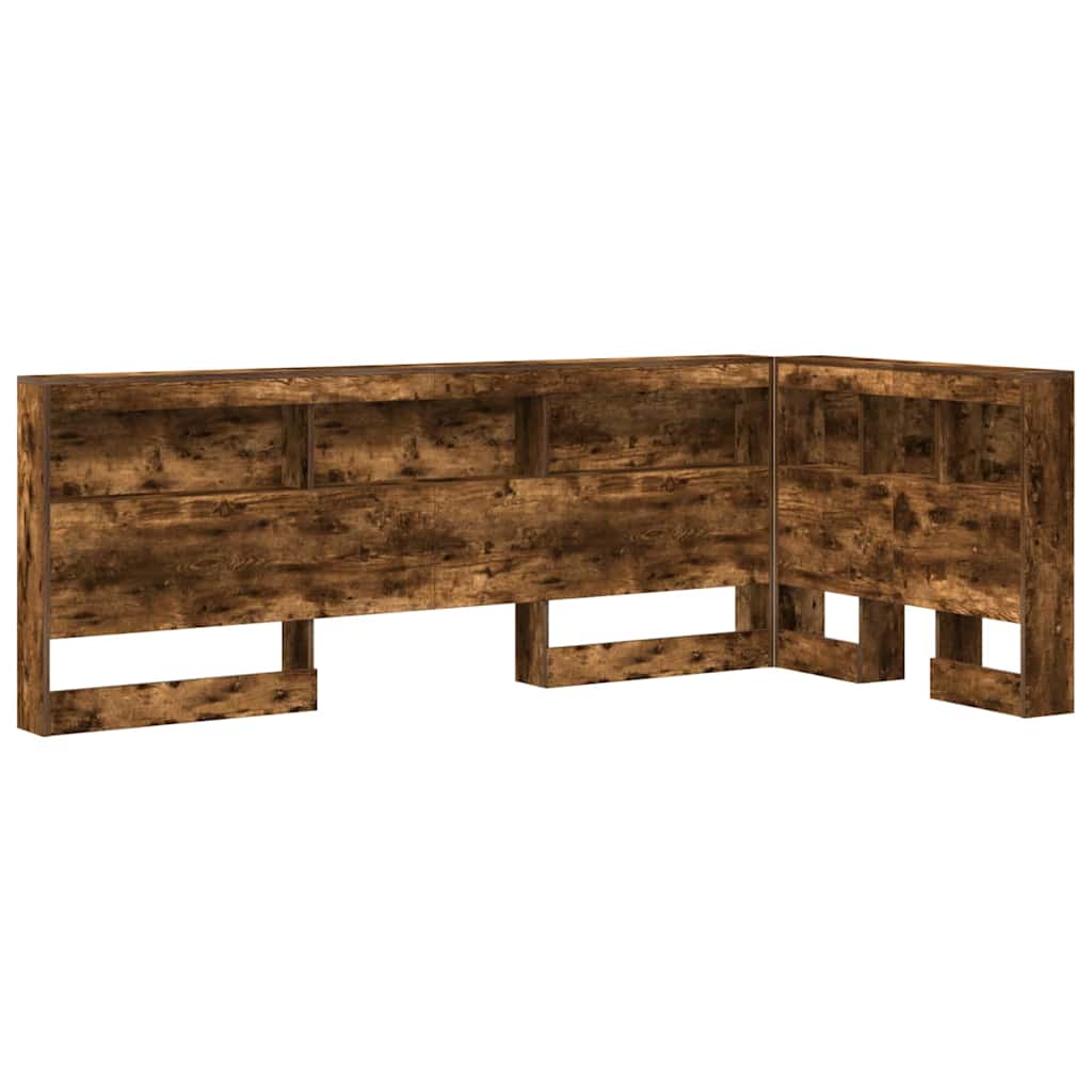 Tête de lit de rangement Chêne fumé 75 cm Bois d'ingénierie - XIOS