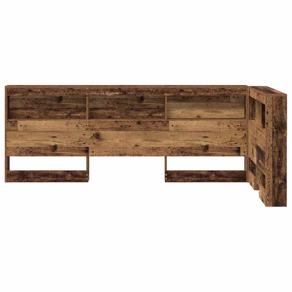 Tête de lit de rangement Bois ancien 75 cm Bois d'ingénierie - XIOS