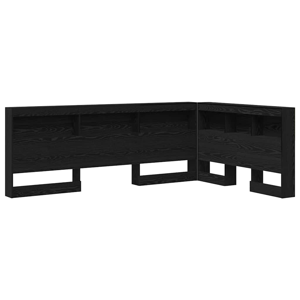 Tête de lit de rangement Chêne noir 120 cm Bois d'ingénierie - XIOS