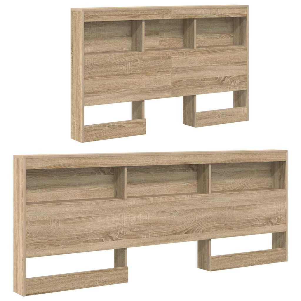 Tête de lit de rangement Chêne sonoma 120 cm Bois d'ingénierie - XIOS