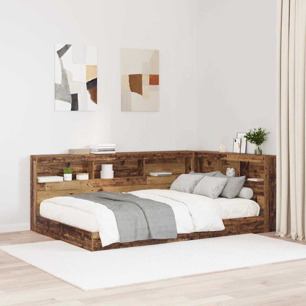 Tête de lit de rangement Bois ancien 120 cm Bois d'ingénierie - XIOS