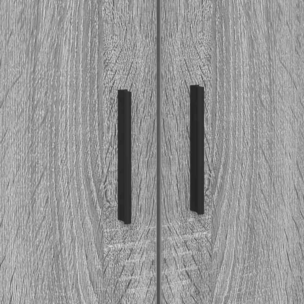 Cadre de lit avec rangement Sonoma gris 244 x 118 x 53,5 cm - XIOS