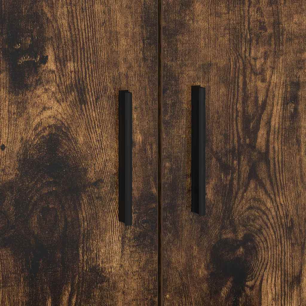 Cadre de lit avec rangement Chêne fumé 234 x 103 x 53.5 cm - XIOS