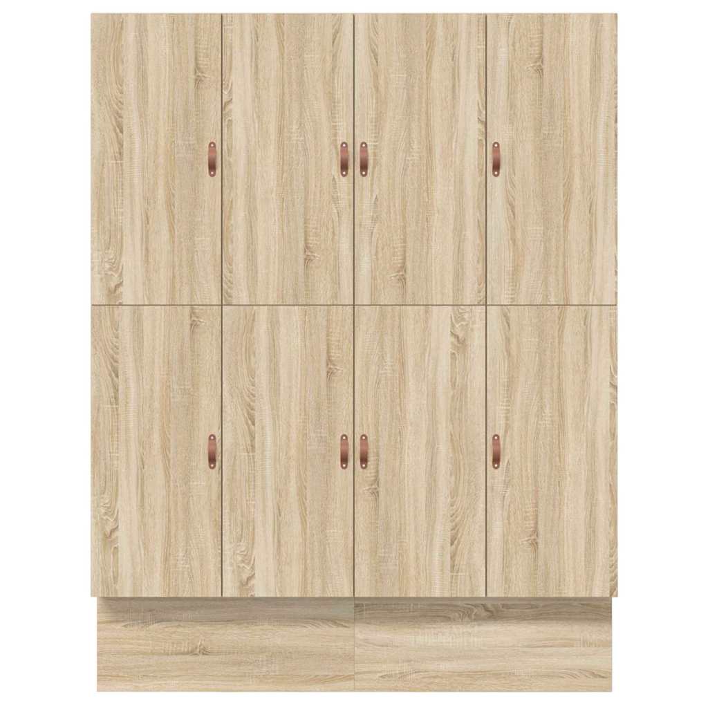 Cadre de lit avec rangement Chêne Sonoma 236.5 x 200 x 31.5 cm - XIOS