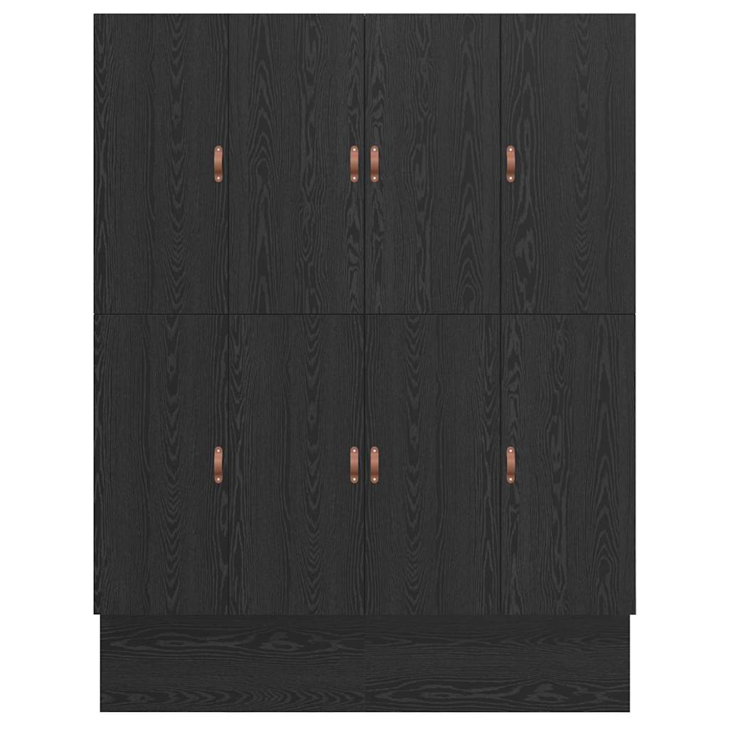 Cadre de lit avec rangement Chêne noir 236,5 x 180 x 31,5 cm - XIOS