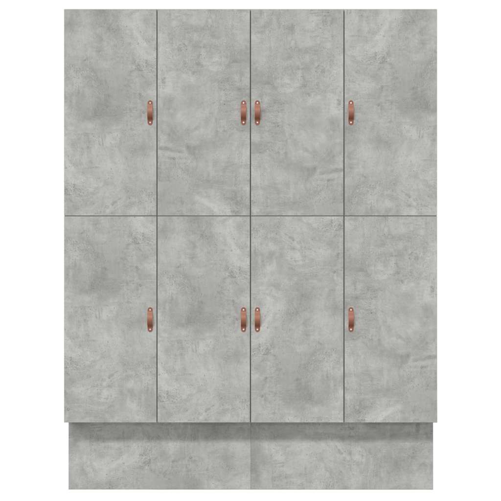 Cadre de lit avec rangement Gris béton 236,5 x 180 x 31,5 cm - XIOS