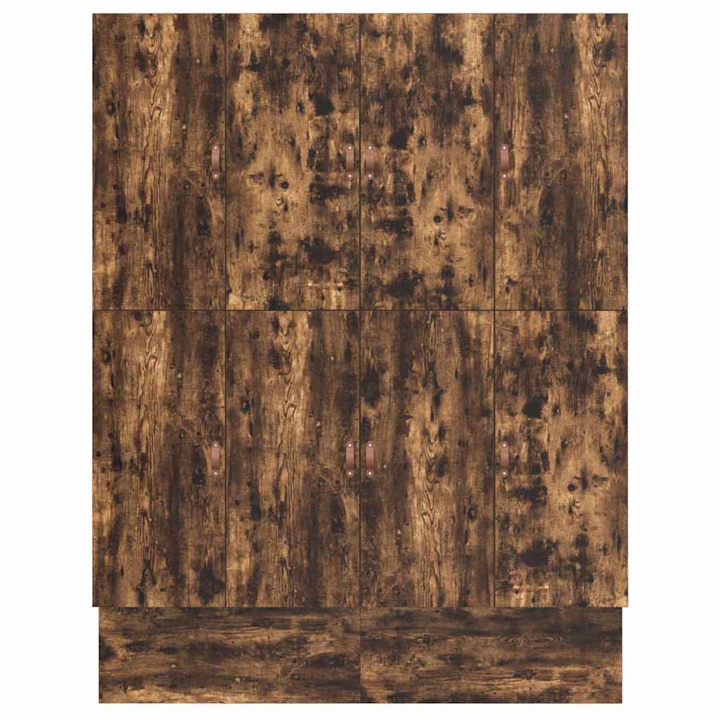 Cadre de lit avec rangement Chêne fumé 236,5 x 180 x 31,5 cm - XIOS
