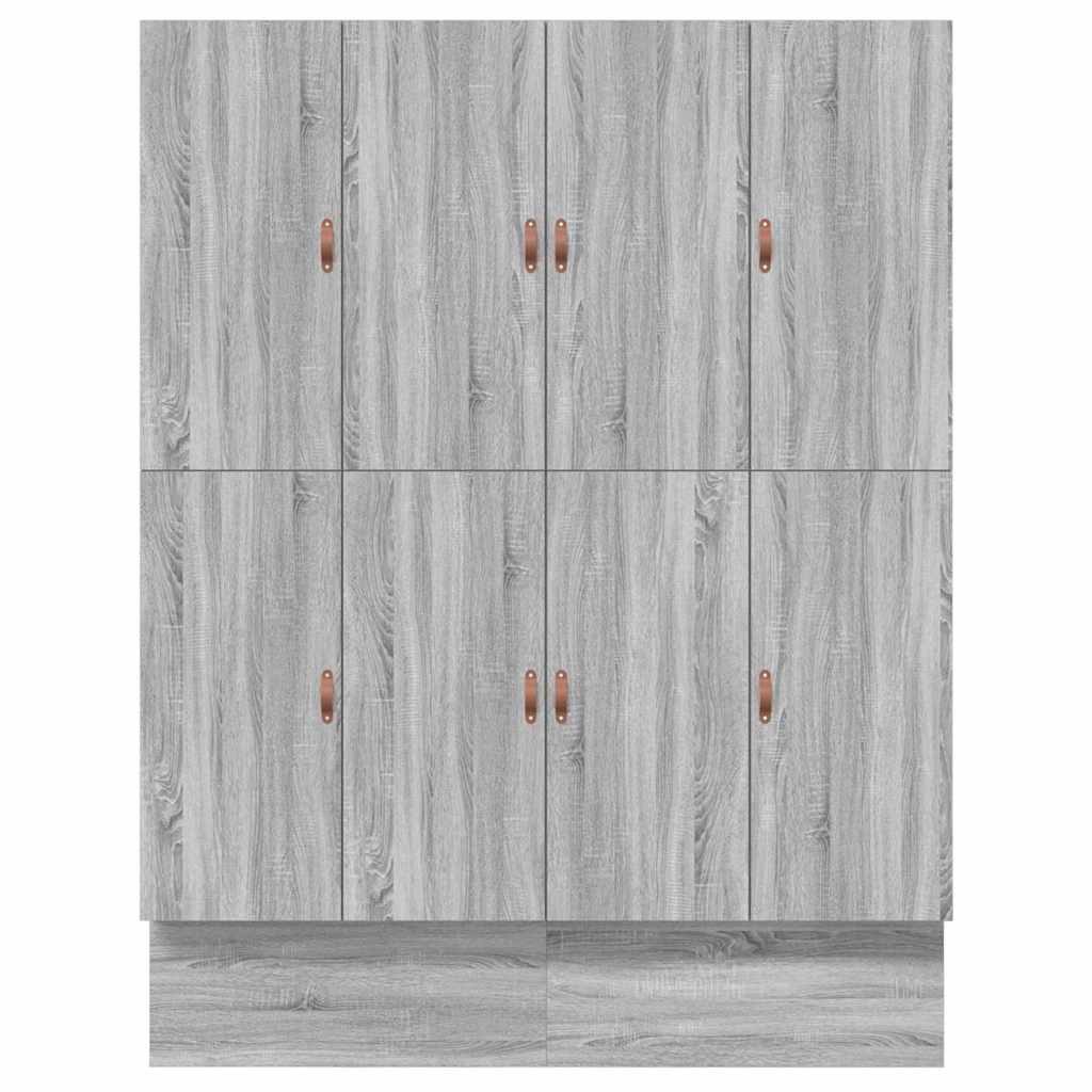 Cadre de lit avec rangement Sonoma gris 236,5 x 180 x 31,5 cm - XIOS